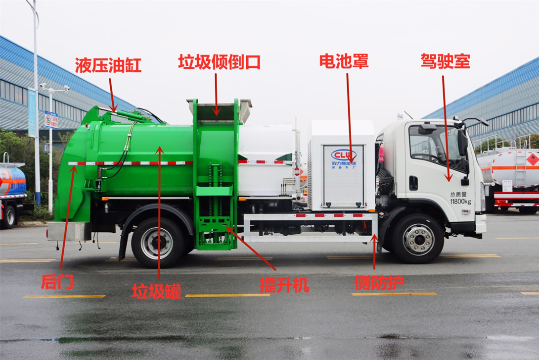 东风CL5122TCABEV型纯电动餐厨垃圾车