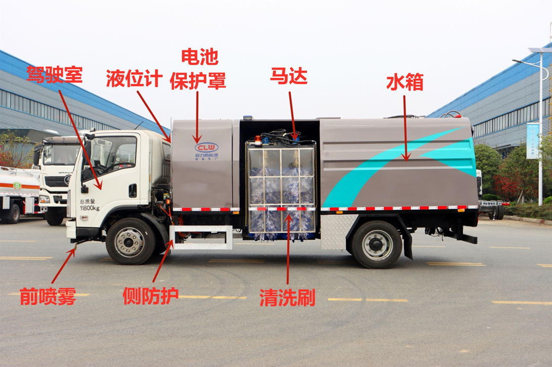 东风CL5090GQXBEV型纯电动护栏清洗车
